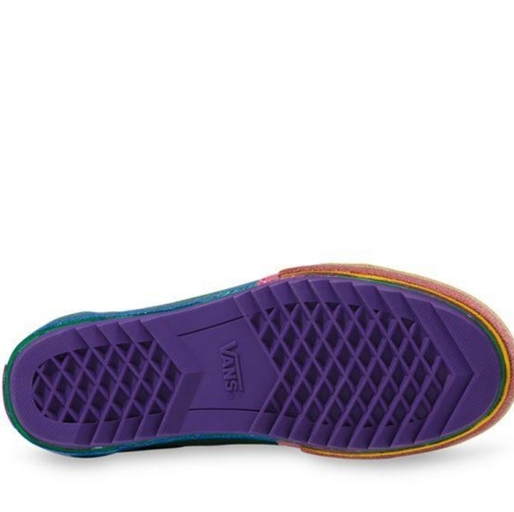 VANS GLITTERED STACKED PLATFORM Women's SIZE 6 - Picture 8 of 10